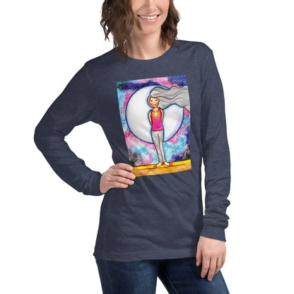 Unisex Long Sleeve Tee (the crown chakra)