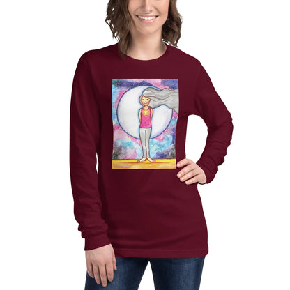 Unisex Long Sleeve Tee (the crown chakra)
