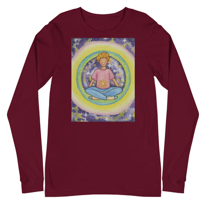 Unisex Long Sleeve Tee (the solar plexus chakra)