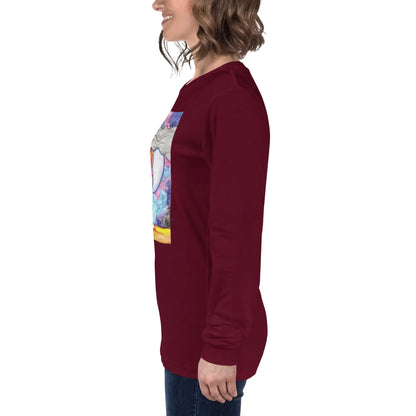 Unisex Long Sleeve Tee (the crown chakra)