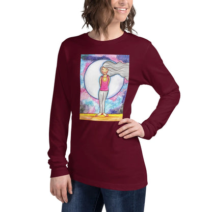 Unisex Long Sleeve Tee (the crown chakra)