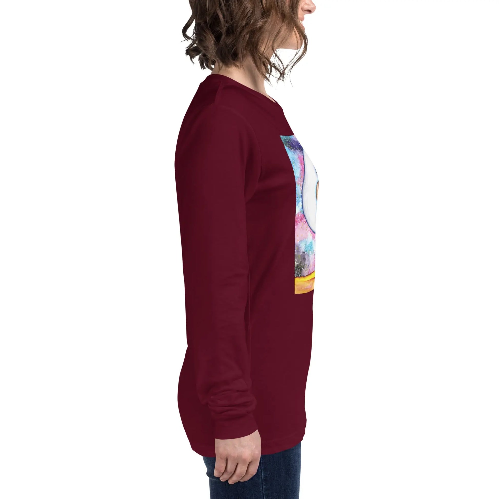Unisex Long Sleeve Tee (the crown chakra)