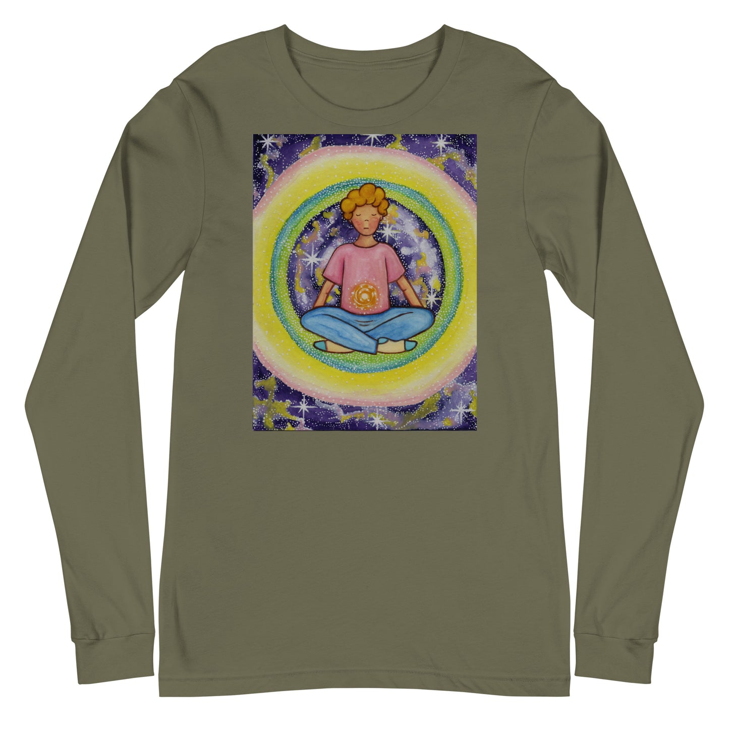 Unisex Long Sleeve Tee (the solar plexus chakra)