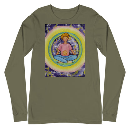 Unisex Long Sleeve Tee (the solar plexus chakra)