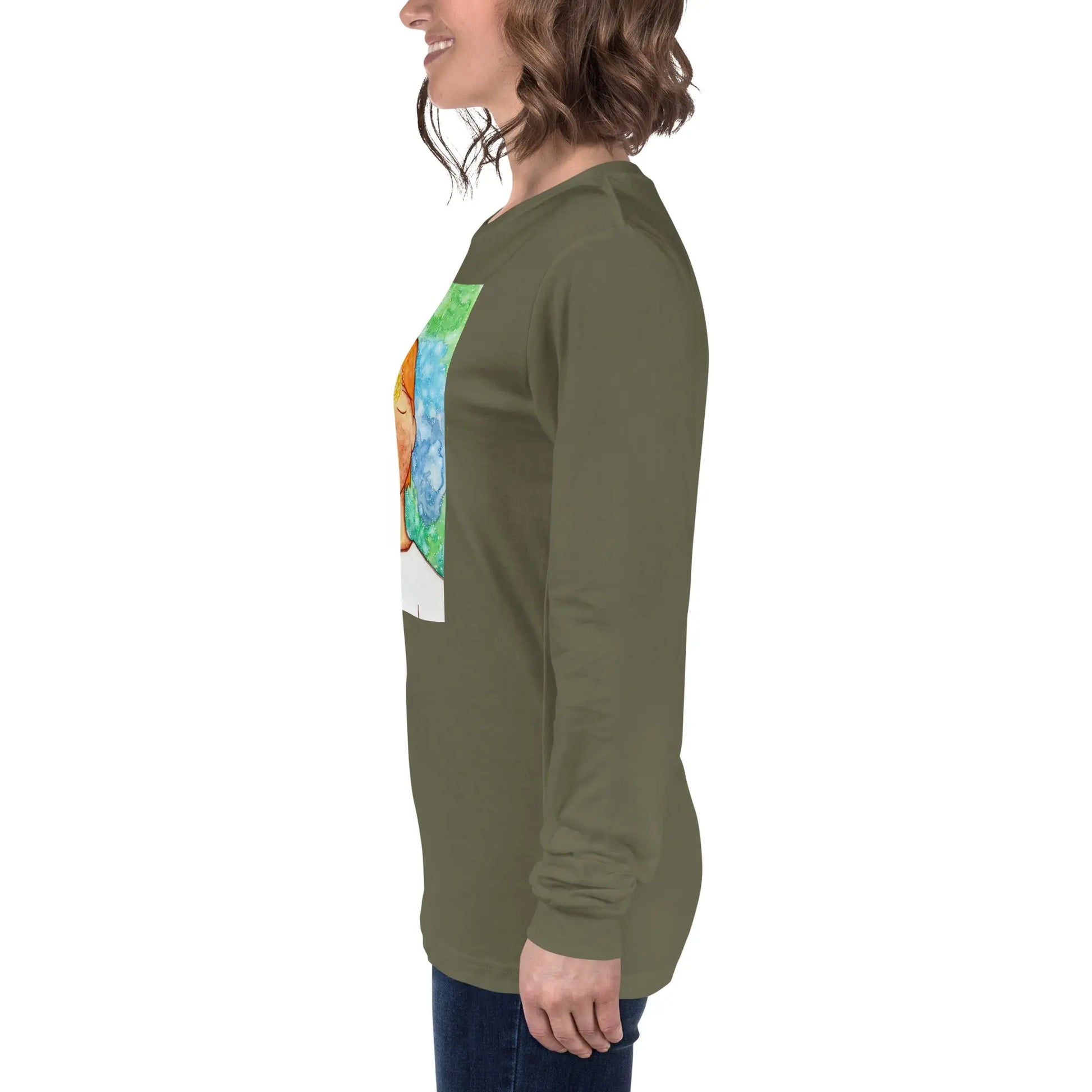 Unisex Long Sleeve Tee (the brow chakra)