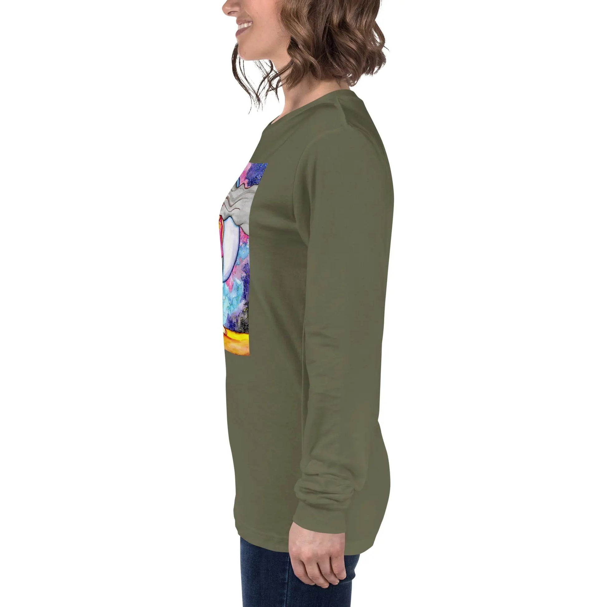 Unisex Long Sleeve Tee (the crown chakra)