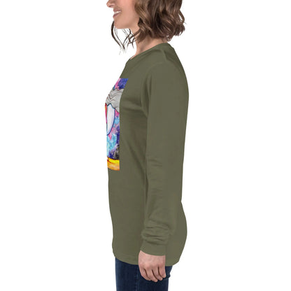 Unisex Long Sleeve Tee (the crown chakra)