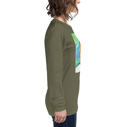 Unisex Long Sleeve Tee (the brow chakra)
