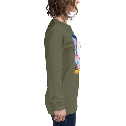 Unisex Long Sleeve Tee (the crown chakra)