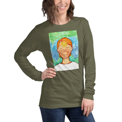 Unisex Long Sleeve Tee (the brow chakra)