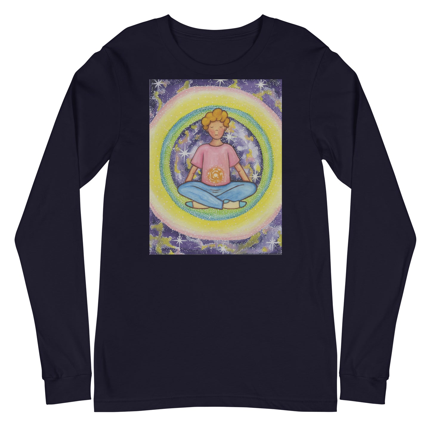 Unisex Long Sleeve Tee (the solar plexus chakra)