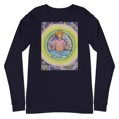 Unisex Long Sleeve Tee (the solar plexus chakra)