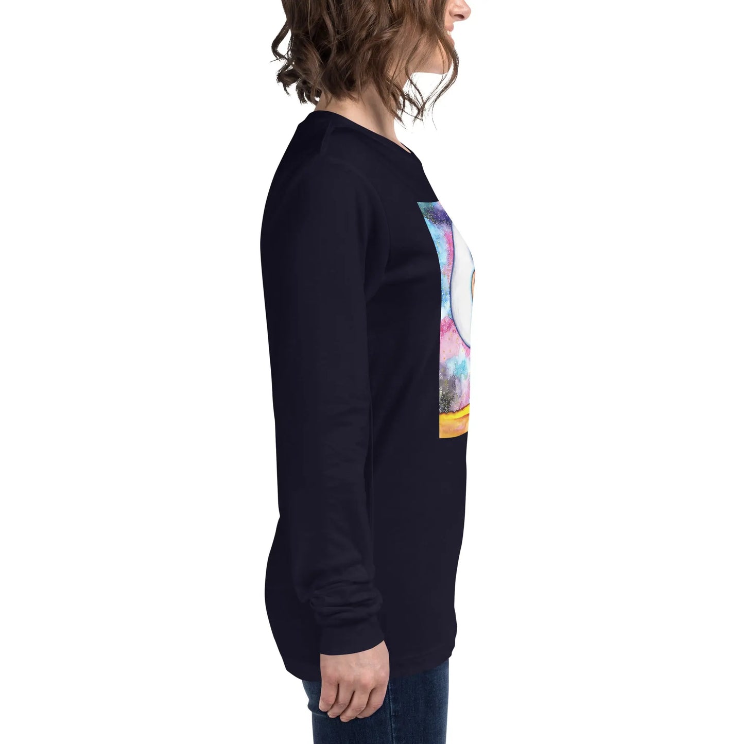 Unisex Long Sleeve Tee (the crown chakra)