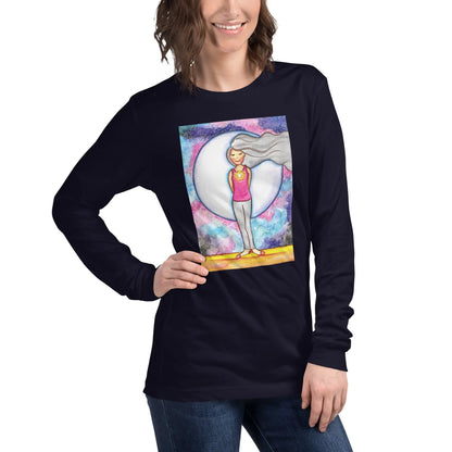 Unisex Long Sleeve Tee (the crown chakra)