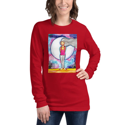 Unisex Long Sleeve Tee (the crown chakra)