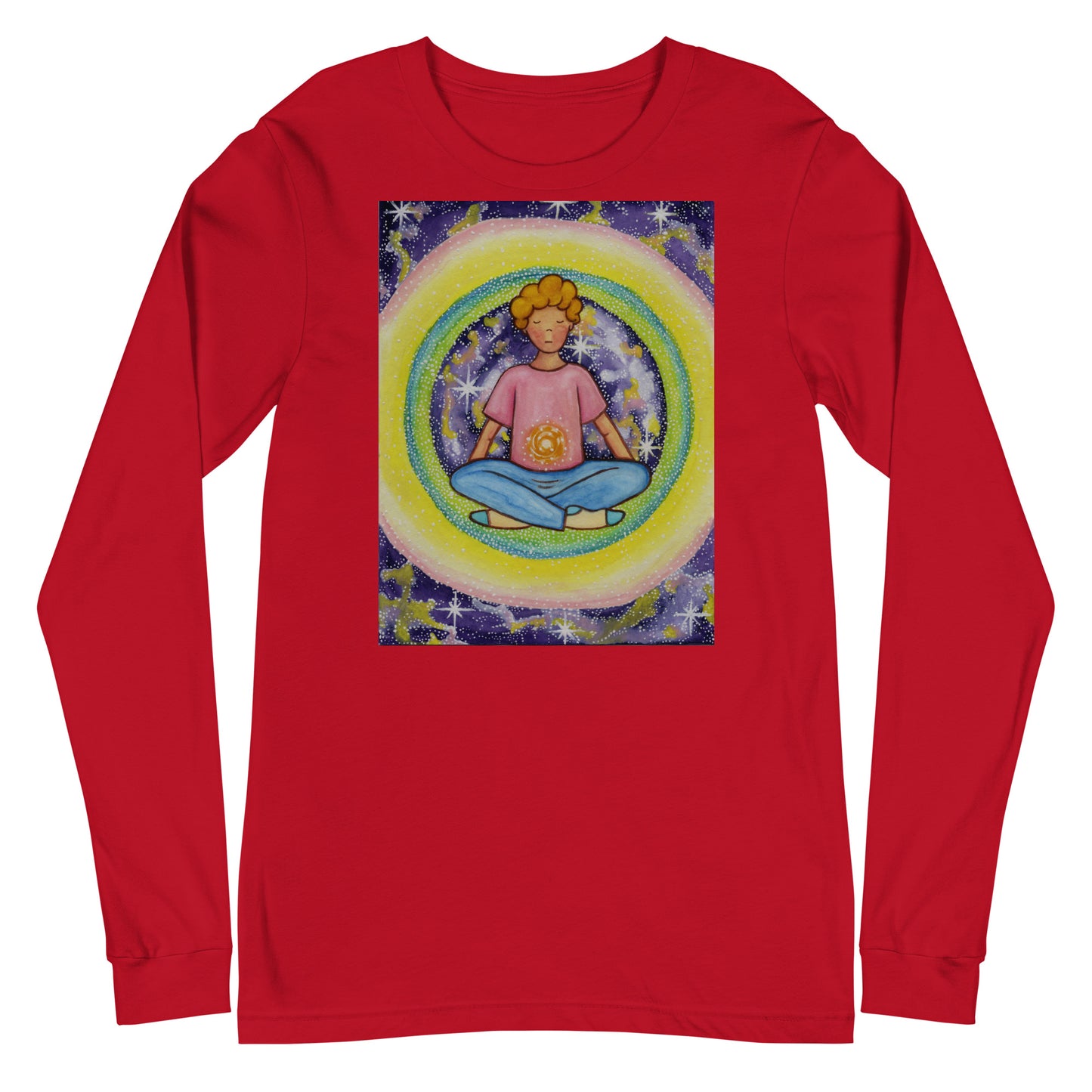 Unisex Long Sleeve Tee (the solar plexus chakra)