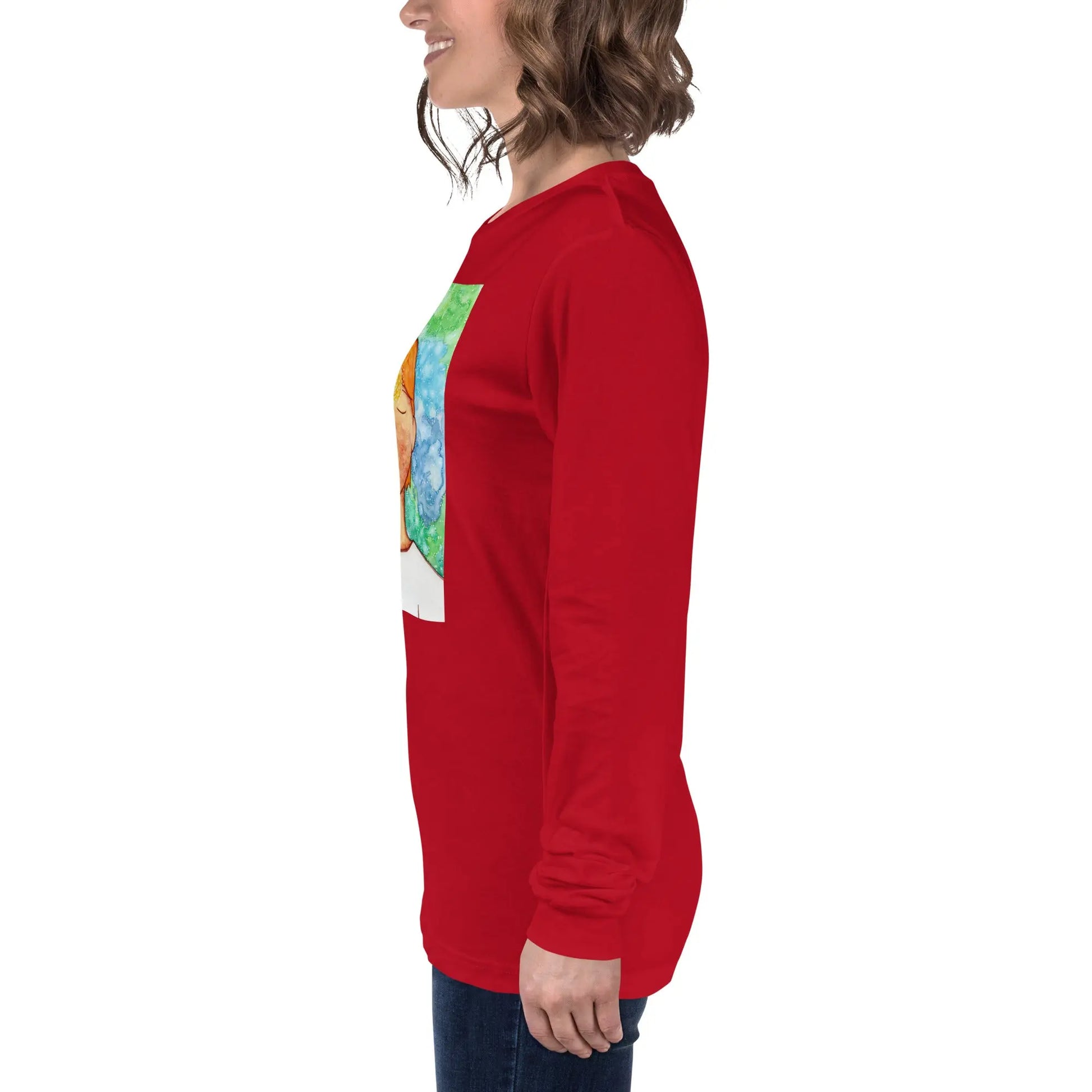 Unisex Long Sleeve Tee (the brow chakra)