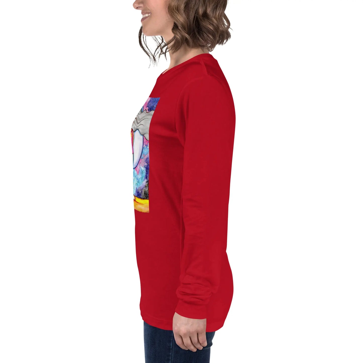 Unisex Long Sleeve Tee (the crown chakra)