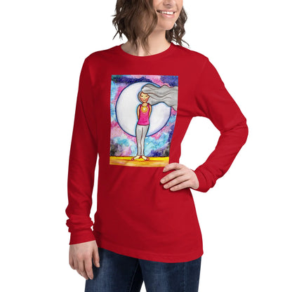 Unisex Long Sleeve Tee (the crown chakra)