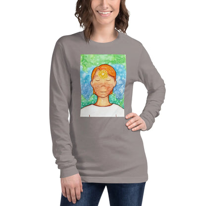 Unisex Long Sleeve Tee (the brow chakra)