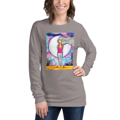 Unisex Long Sleeve Tee (the crown chakra)
