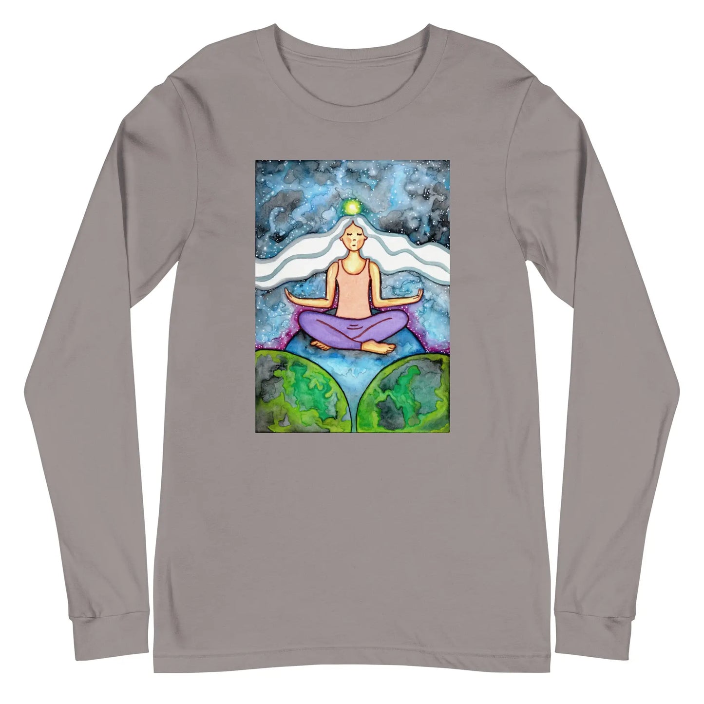 Unisex Long Sleeve Tee (the crown chakra)