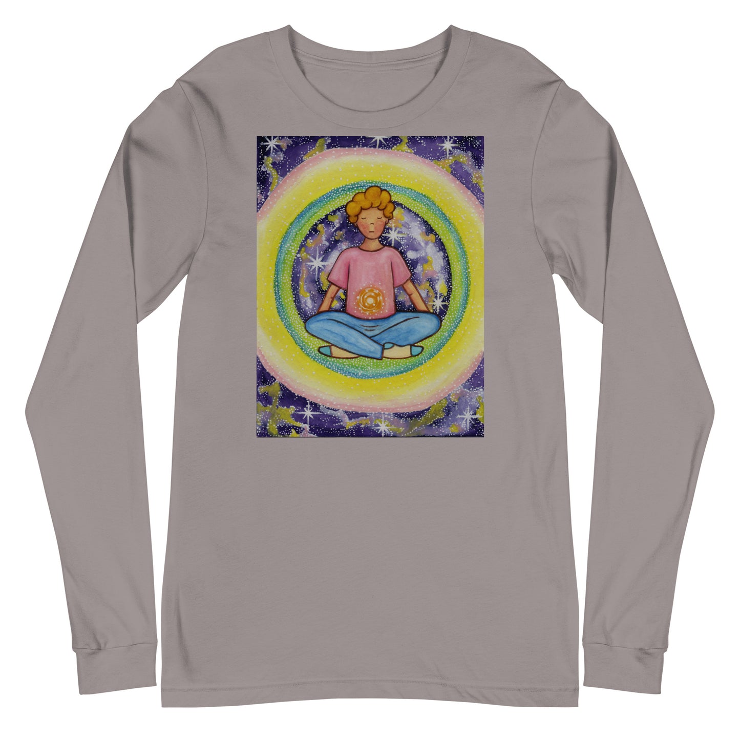 Unisex Long Sleeve Tee (the solar plexus chakra)