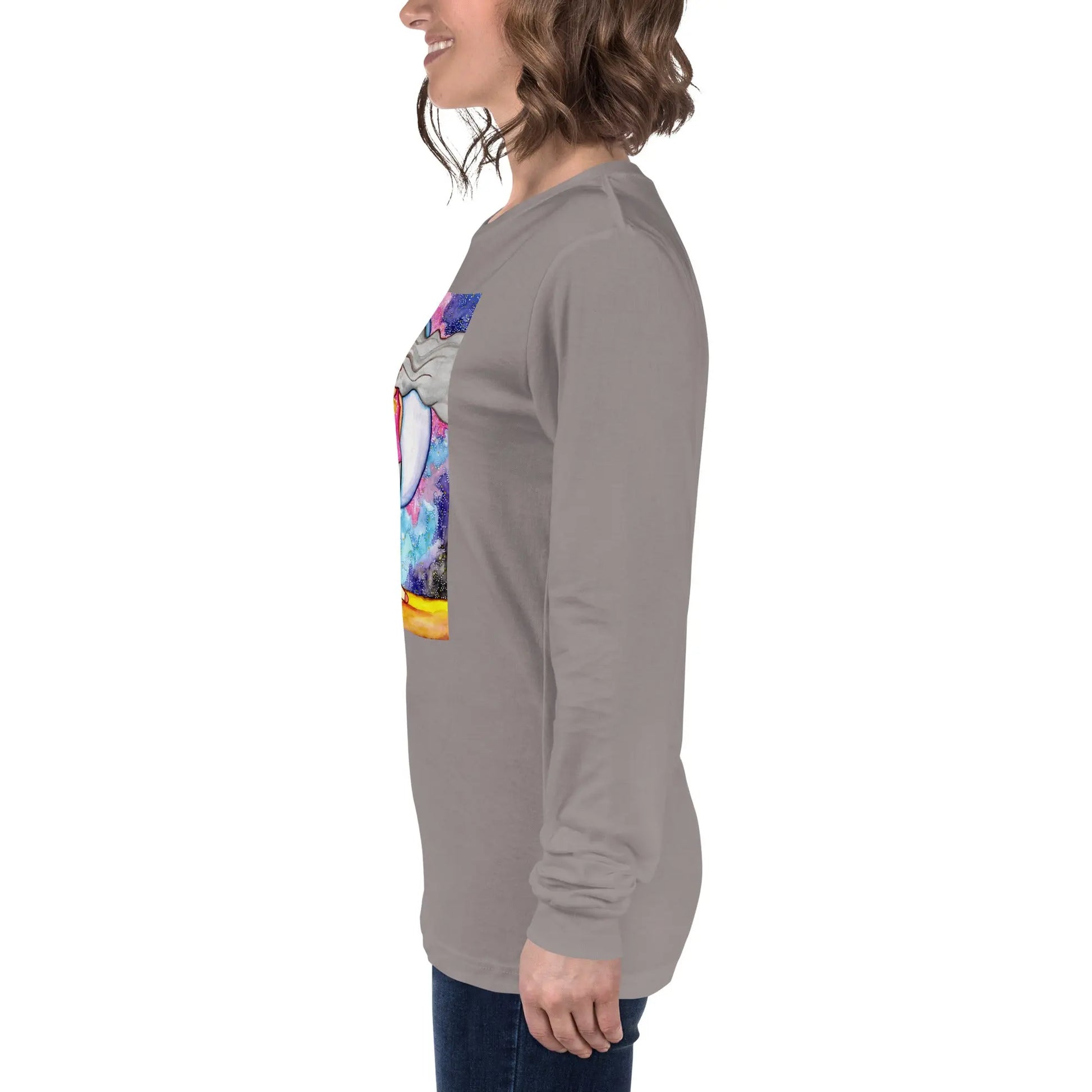 Unisex Long Sleeve Tee (the crown chakra)