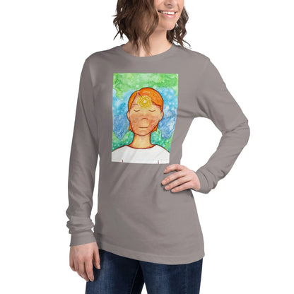 Unisex Long Sleeve Tee (the brow chakra)