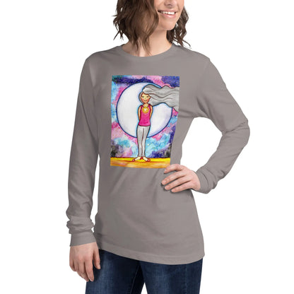 Unisex Long Sleeve Tee (the crown chakra)