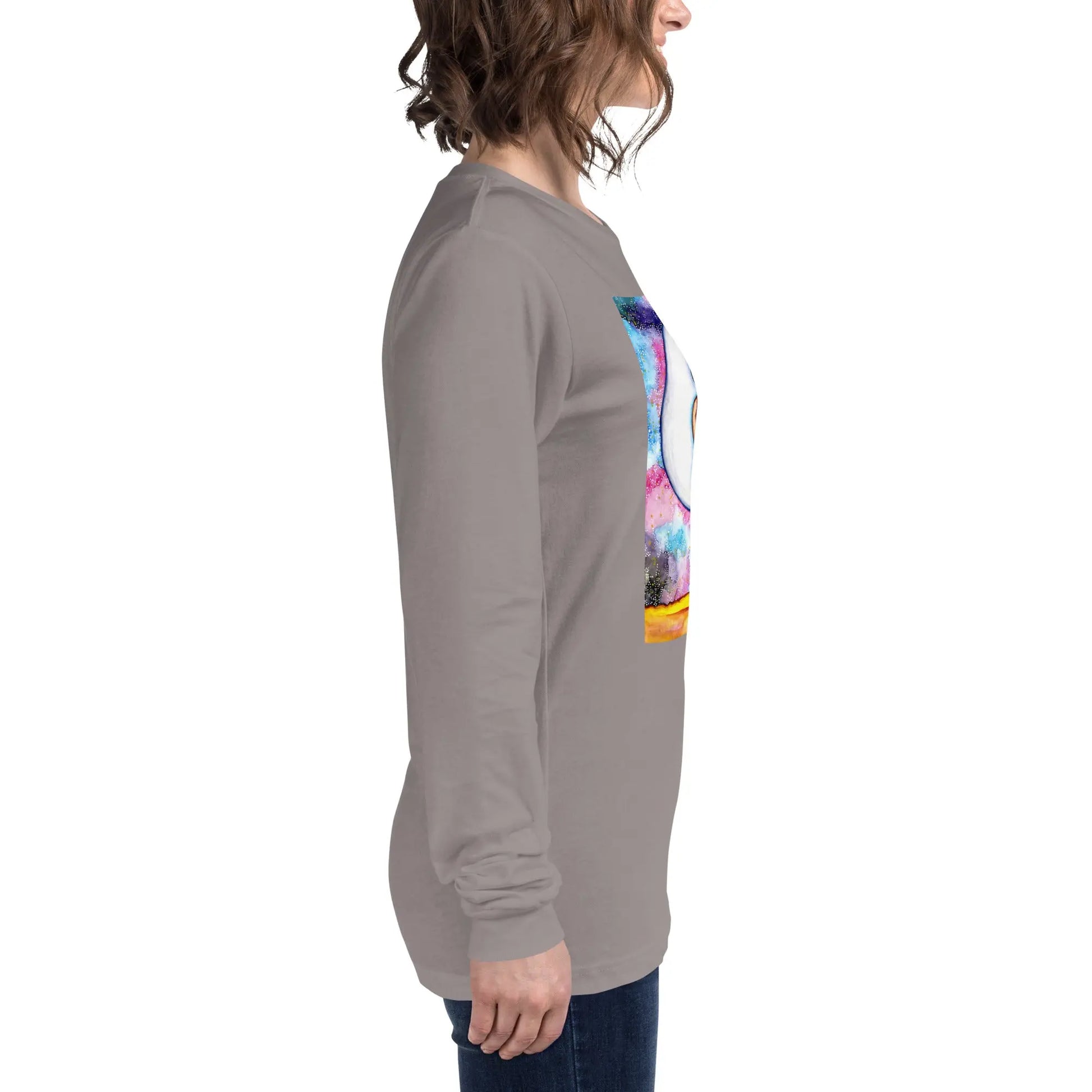 Unisex Long Sleeve Tee (the crown chakra)