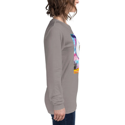 Unisex Long Sleeve Tee (the crown chakra)