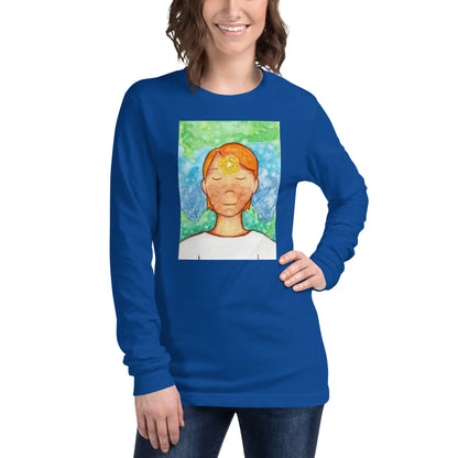 Unisex Long Sleeve Tee (the brow chakra)
