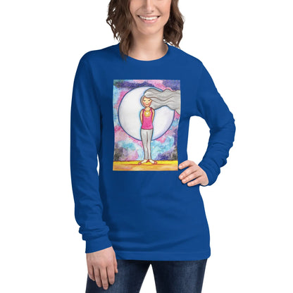 Unisex Long Sleeve Tee (the crown chakra)