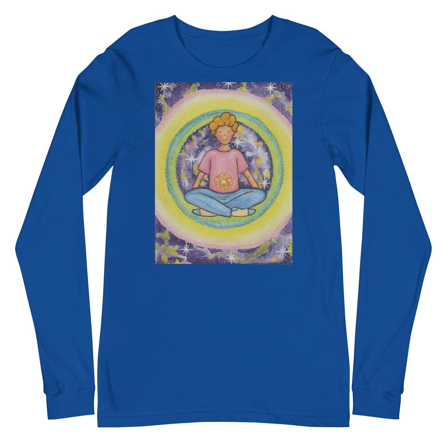 Unisex Long Sleeve Tee (the solar plexus chakra)