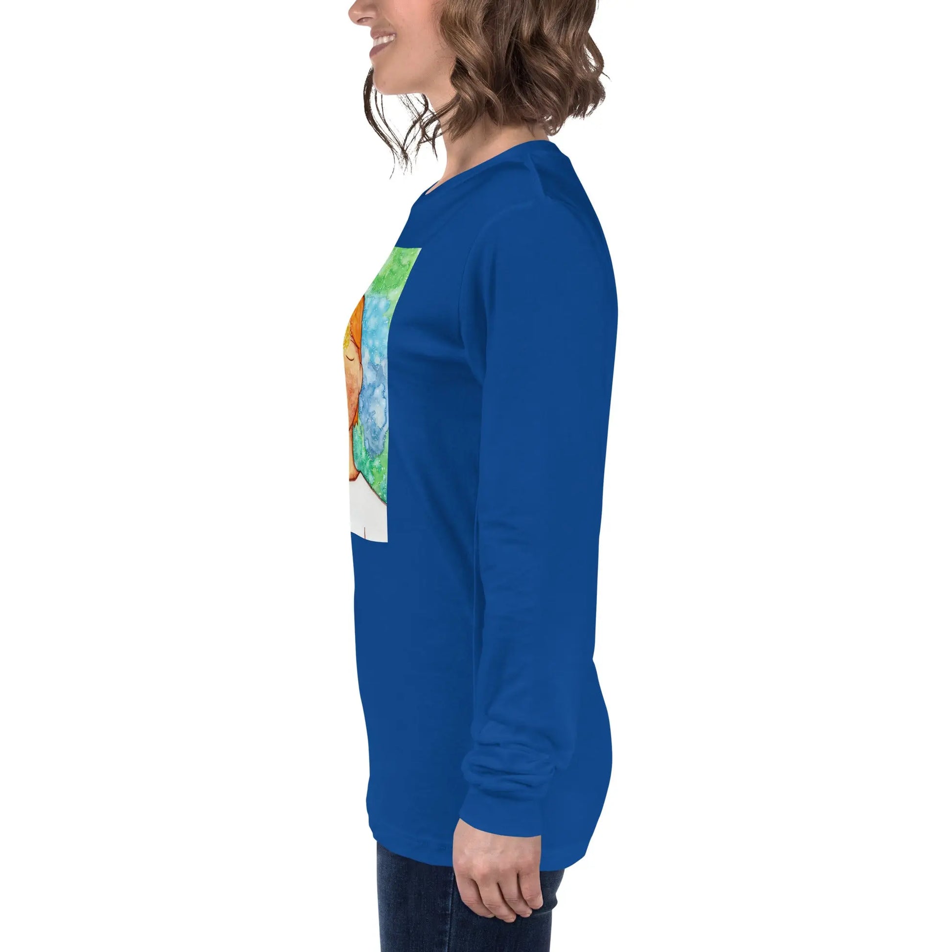 Unisex Long Sleeve Tee (the brow chakra)