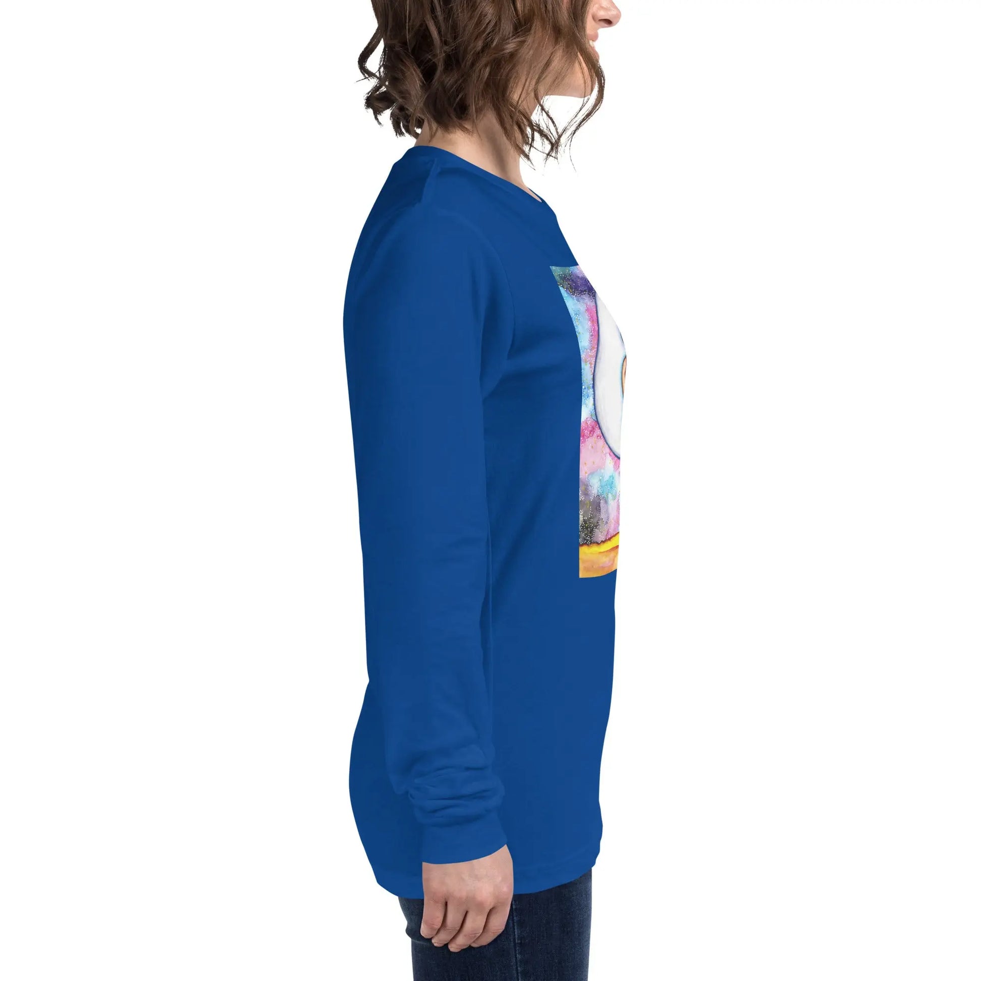 Unisex Long Sleeve Tee (the crown chakra)