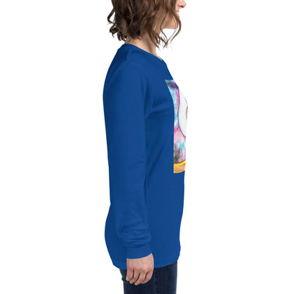 Unisex Long Sleeve Tee (the crown chakra)