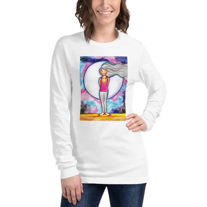 Unisex Long Sleeve Tee (the crown chakra)