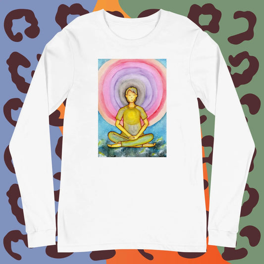 Unisex Long Sleeve Tee (the opening of the heart chakra)