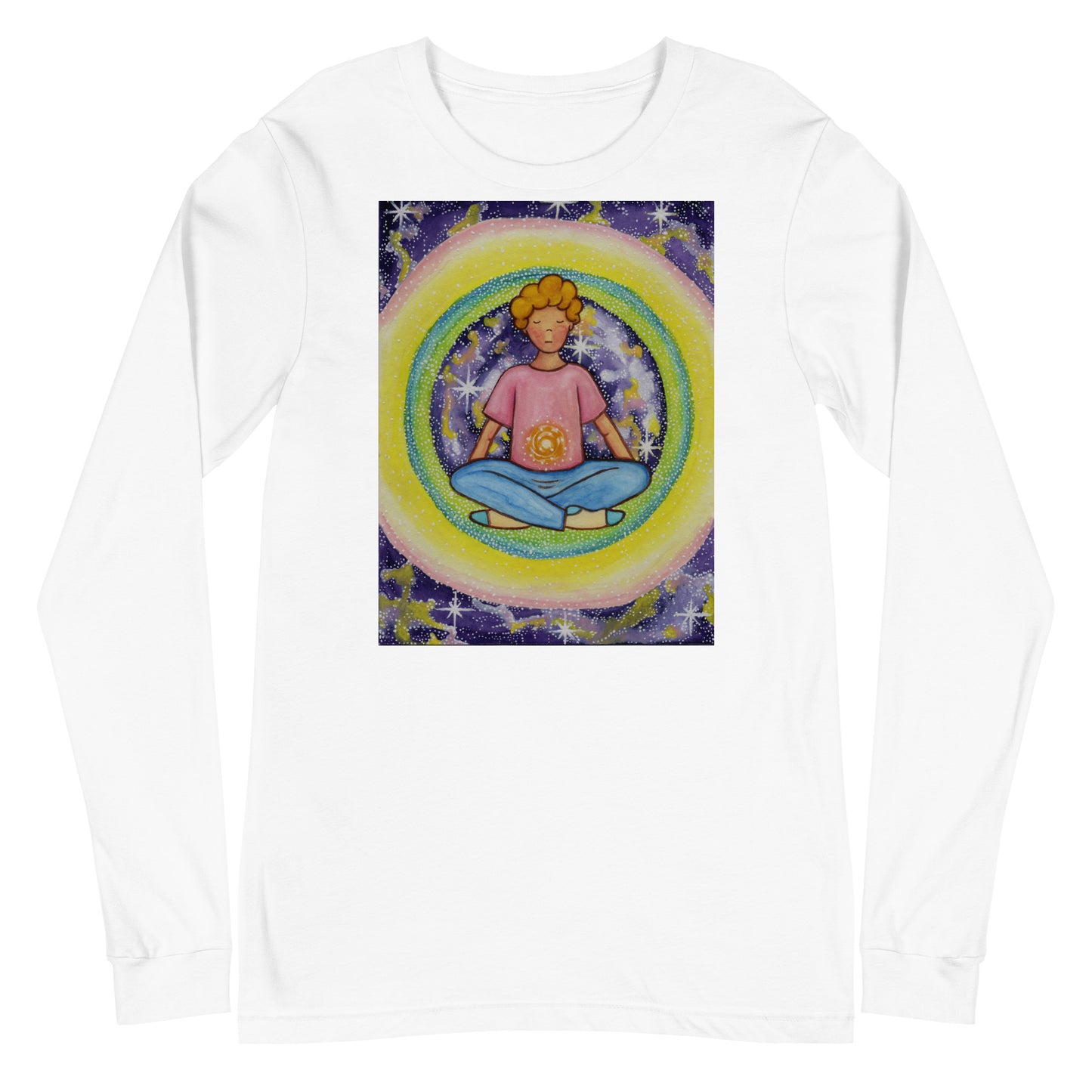 Unisex Long Sleeve Tee (the solar plexus chakra)