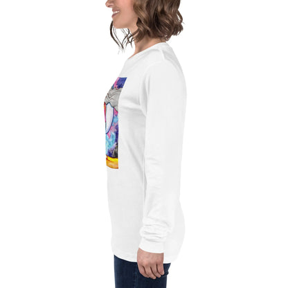 Unisex Long Sleeve Tee (the crown chakra)