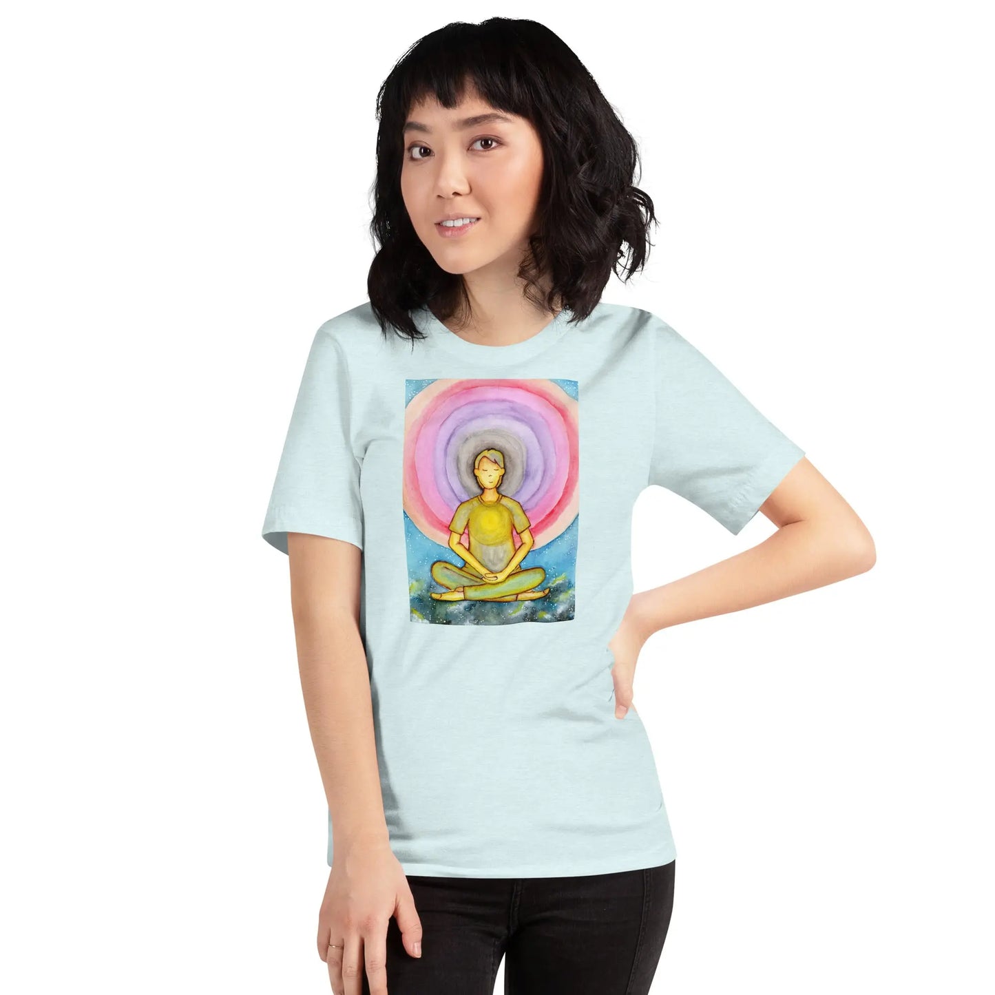 Unisex Staple T-Shirt (the opening of the heart chakra)