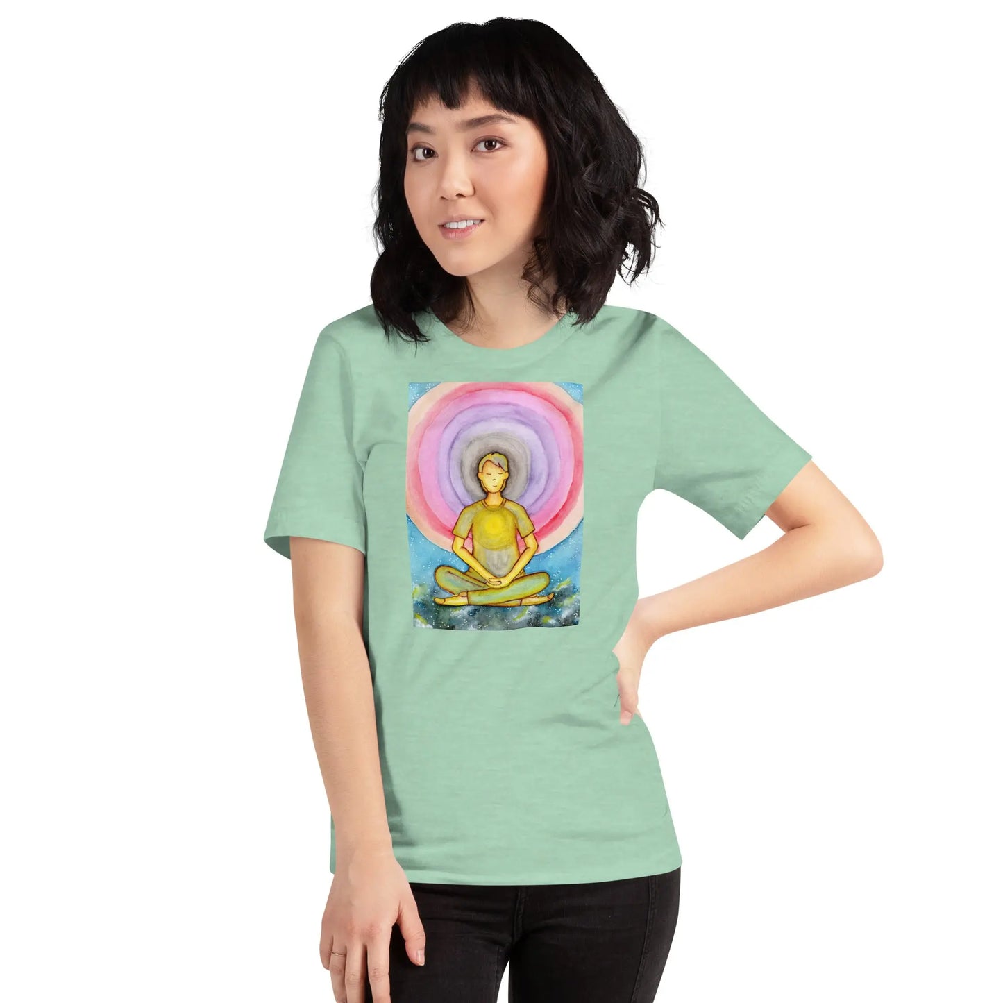Unisex Staple T-Shirt (the opening of the heart chakra)