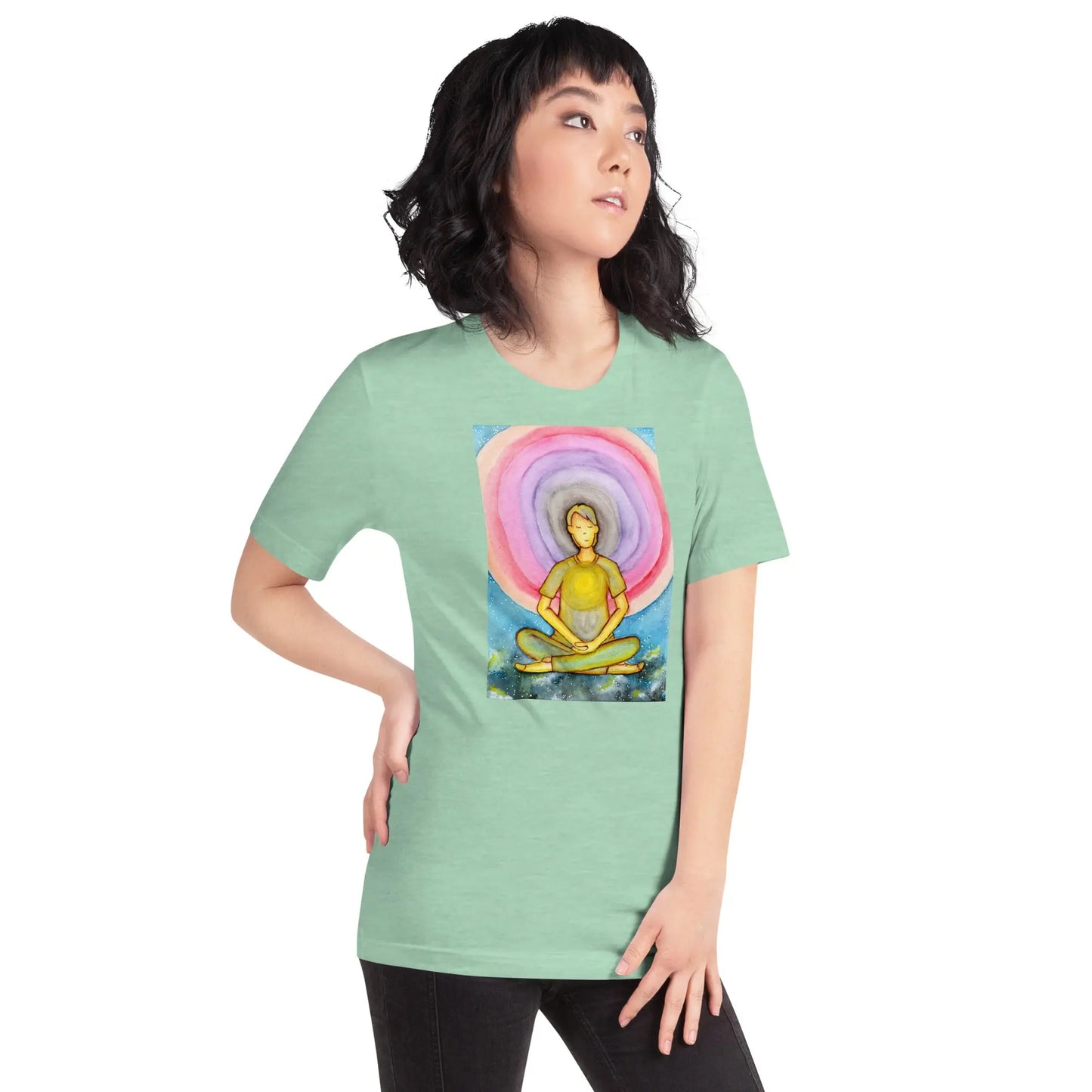Unisex Staple T-Shirt (the opening of the heart chakra)