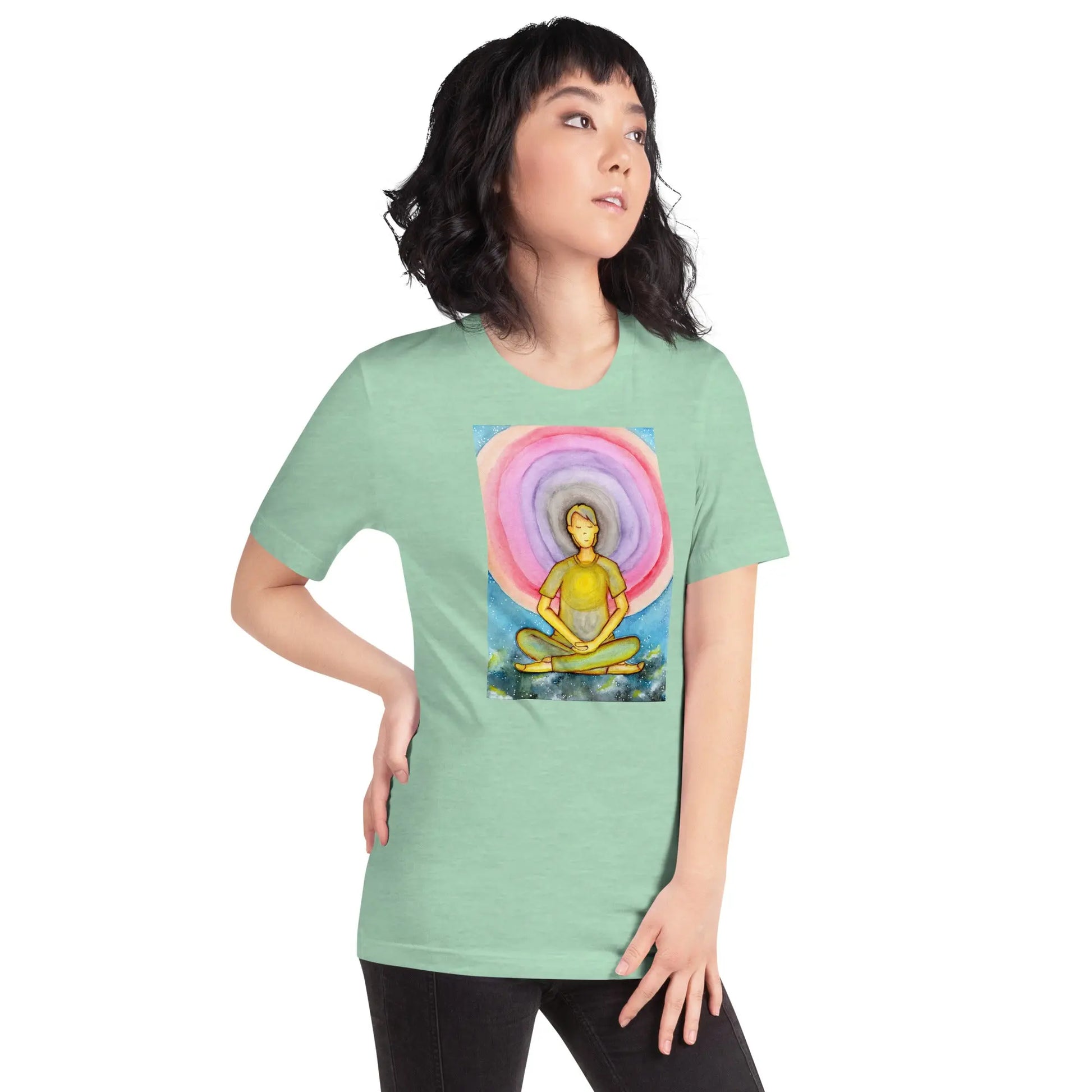 Unisex Staple T-Shirt (the opening of the heart chakra)