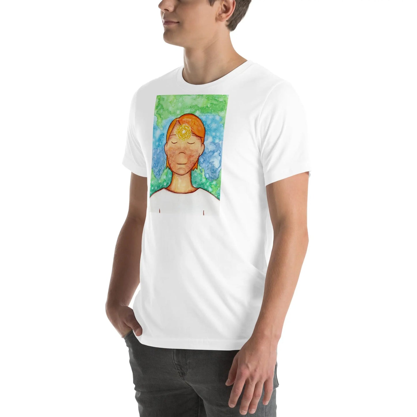 Unisex Staple T-Shirt (the brow chakra)