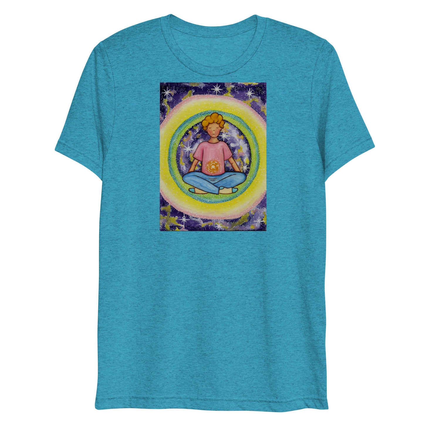Unisex Tri-Blend T-Shirt (the solar plexus chakra)