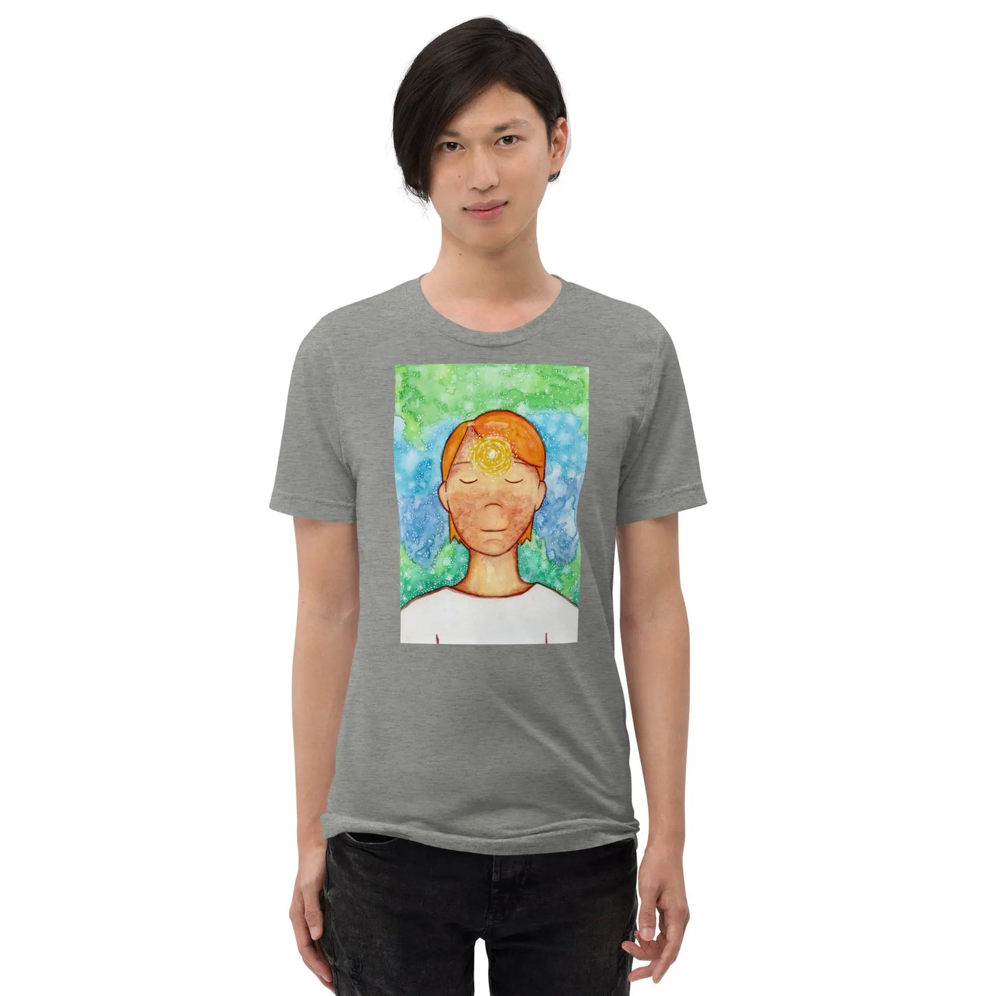 Unisex Tri-Blend T-shirt (the brow chakra)