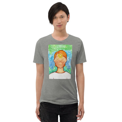 Unisex Tri-Blend T-shirt (the brow chakra)